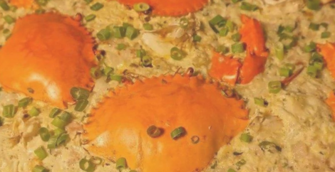 清蒸蟹饼
