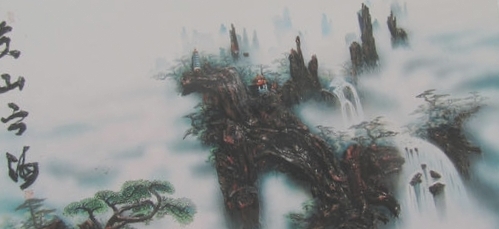 巢湖树雕画