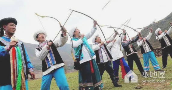藏族尔苏射箭节