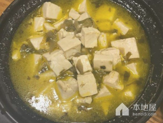 酸菜煮水豆腐