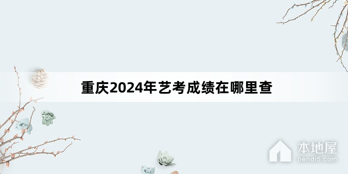 重庆2024年艺考成绩在哪里查