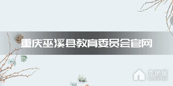 重庆巫溪县教育委员会官网